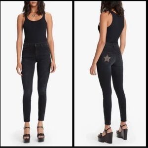*EUC* MOTHER High-Waisted Looker Denim Jeans in Blackbird 26